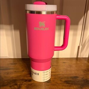 Stanley 40oz With Straw Pink Travel Mug
